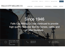 Tablet Screenshot of fallscitymilling.com